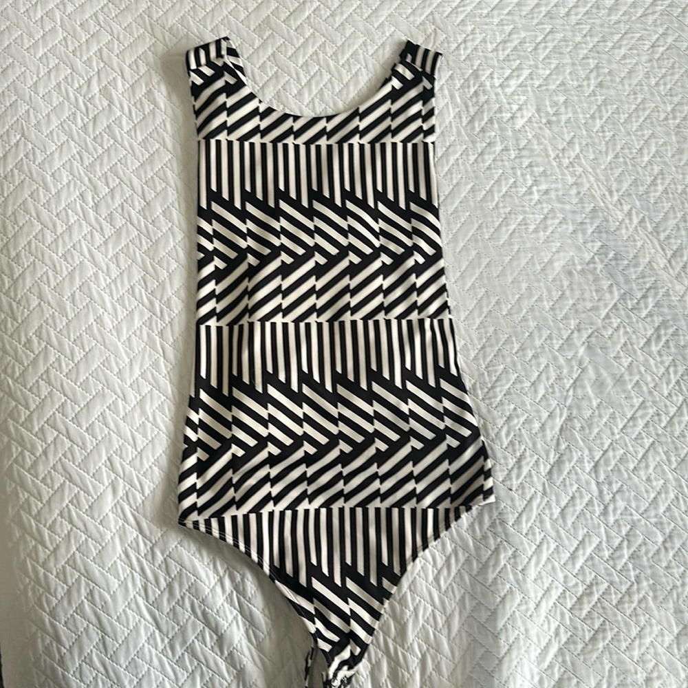 Contour Bodysuit with open-back feature